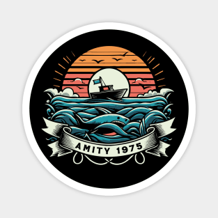 Amity 1975 Vintage Fan Art Magnet